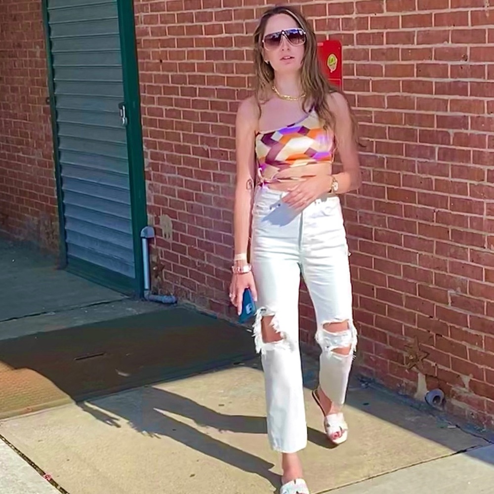 Zara The Bliss Straight Jean Size 2
